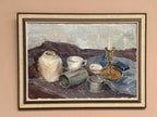 “Still Life with Candlestick” by M. Broquist