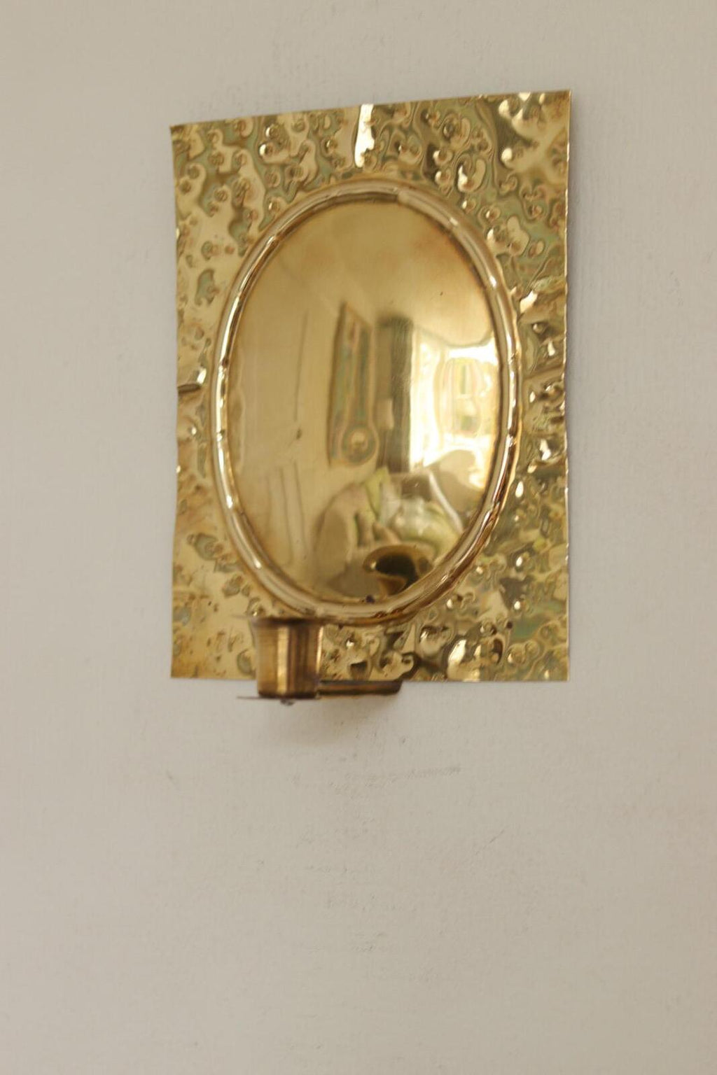 Pair Of  Swedish Brass Sconces