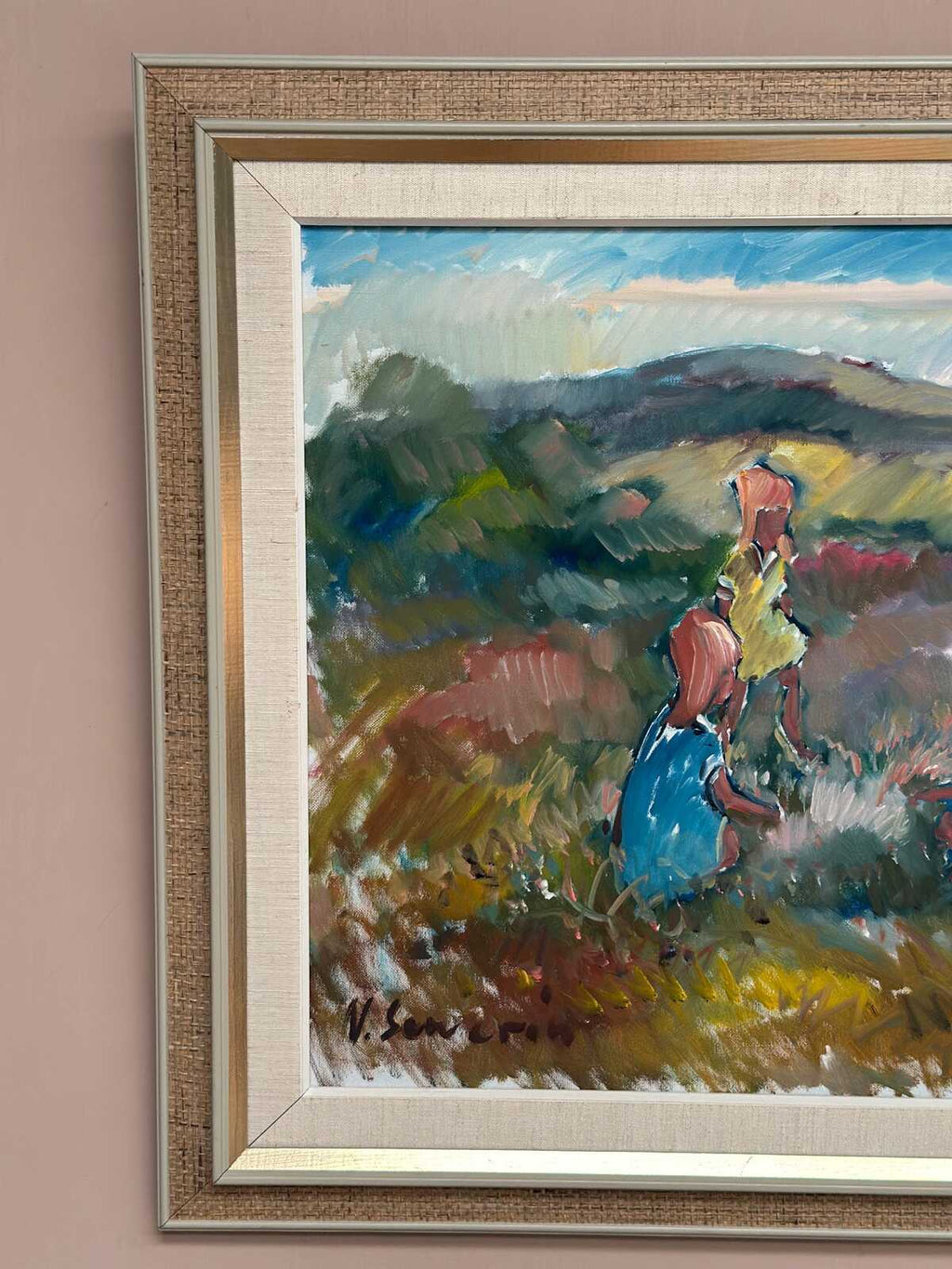 “Children Playing” by Nils Sewerin (1920–1985)