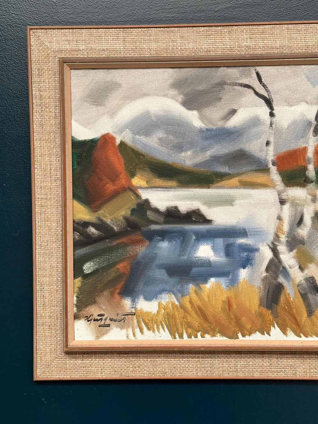 “Landskap med Björkar” by Ivar Hjertqvist