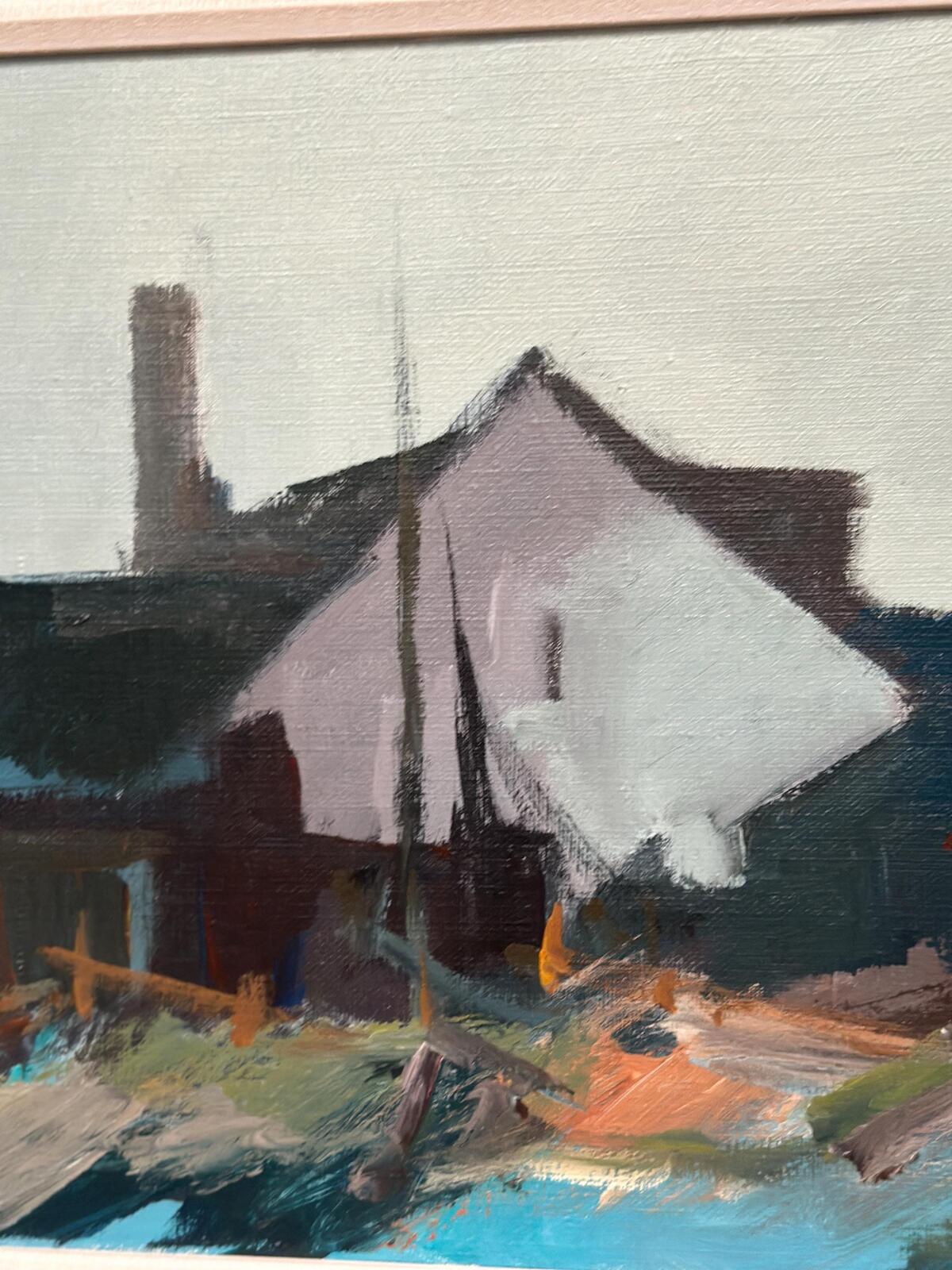 “Huts on the Coast” (Attributed to Kai C.