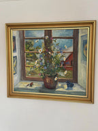 “Flowers by the Window” by Kaj Järpemark