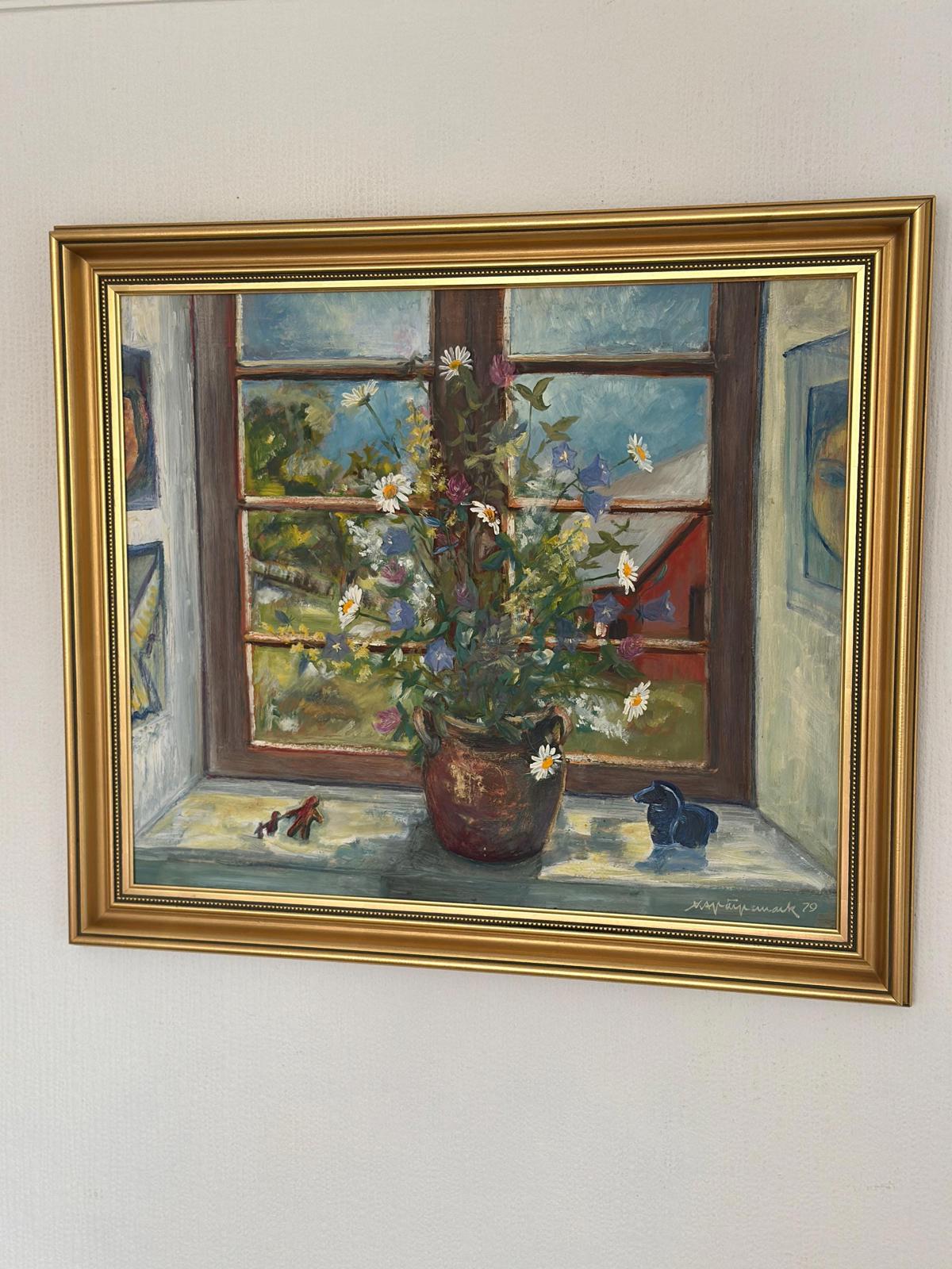 “Flowers by the Window” by Kaj Järpemark
