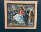 Dancing Couple in Lively Setting