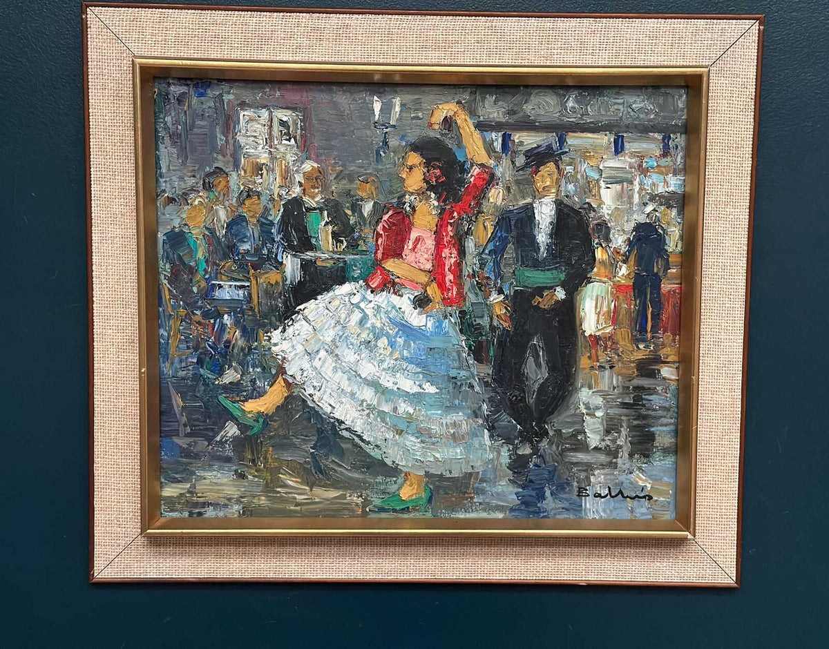 Dancing Couple in Lively Setting