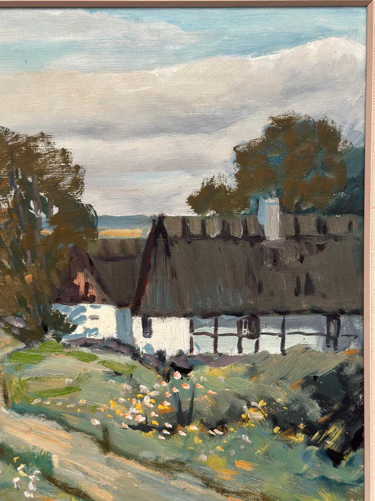 “Farms with Grazing Cows” by Hjalmar Lindblom