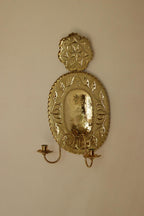 1945's Pair Of Mid Century Swedish Brass Sconces Double Arm