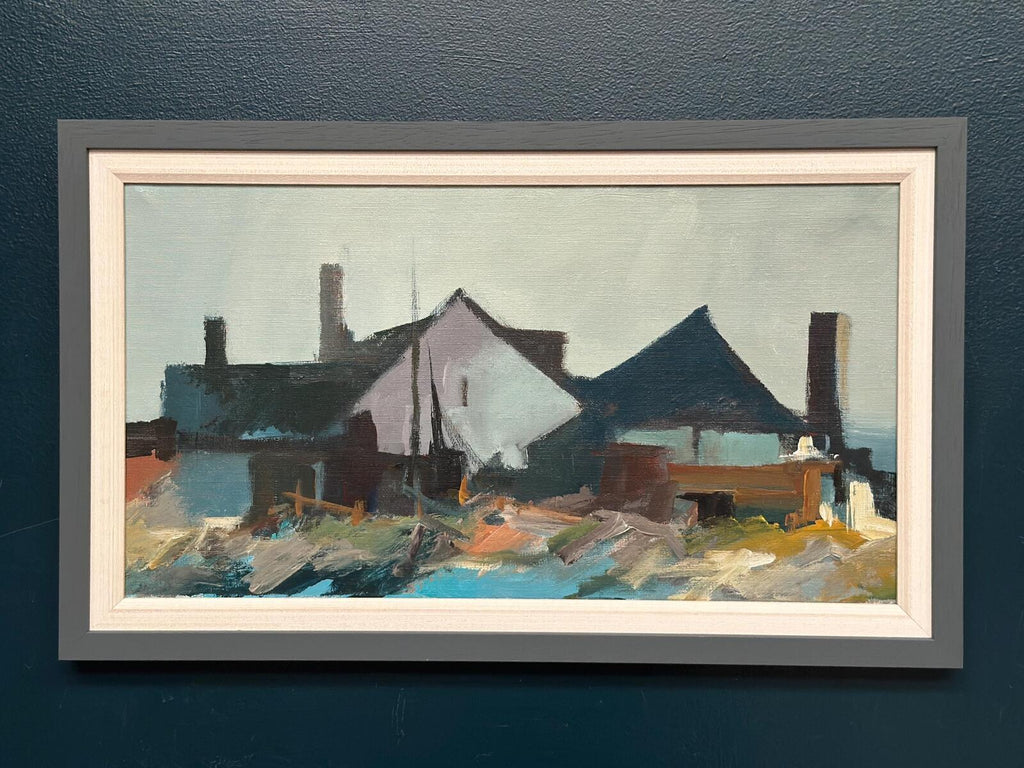 “Huts on the Coast” (Attributed to Kai C.
