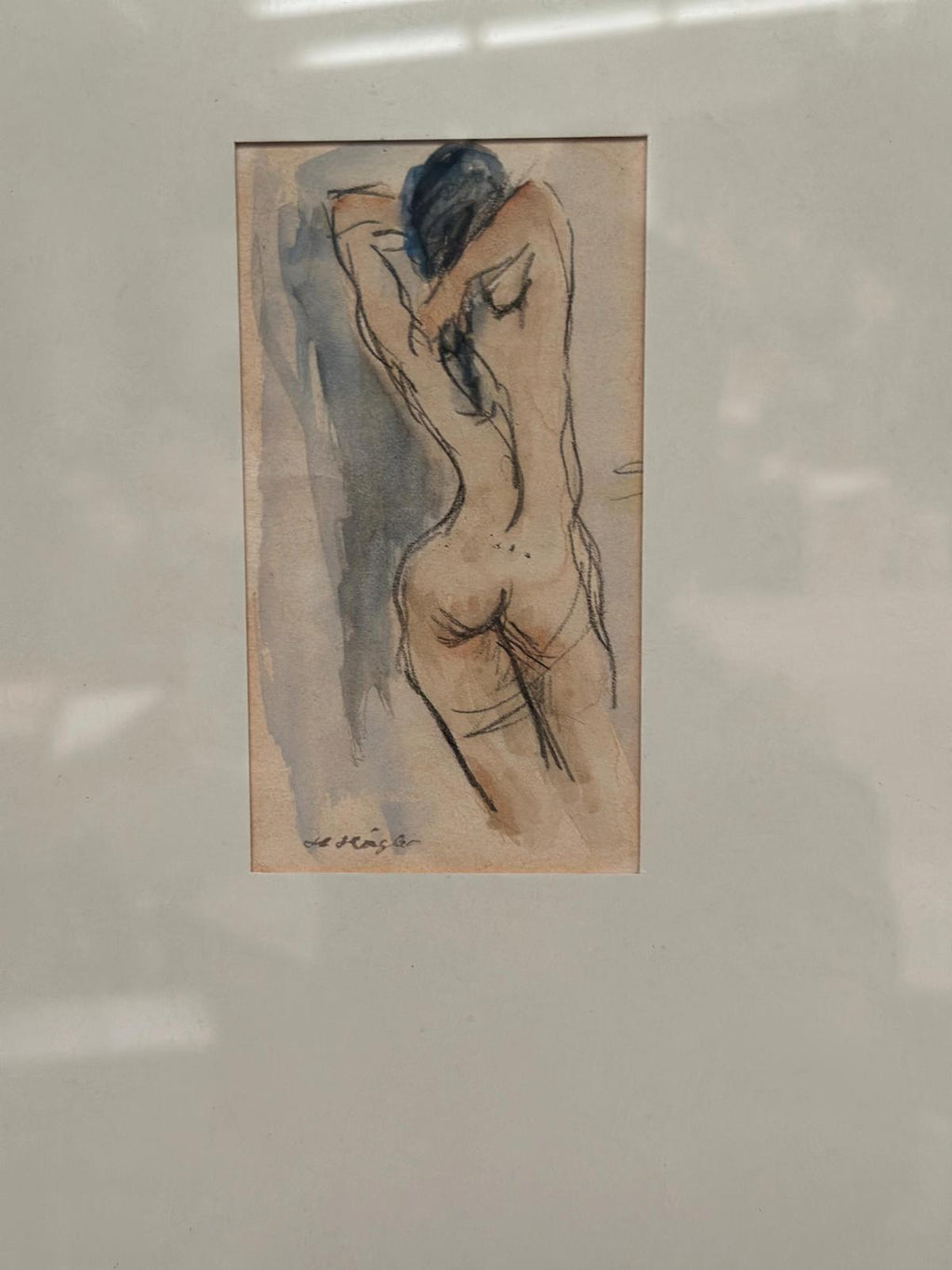 “Nude Study” by Helge W. Högbom