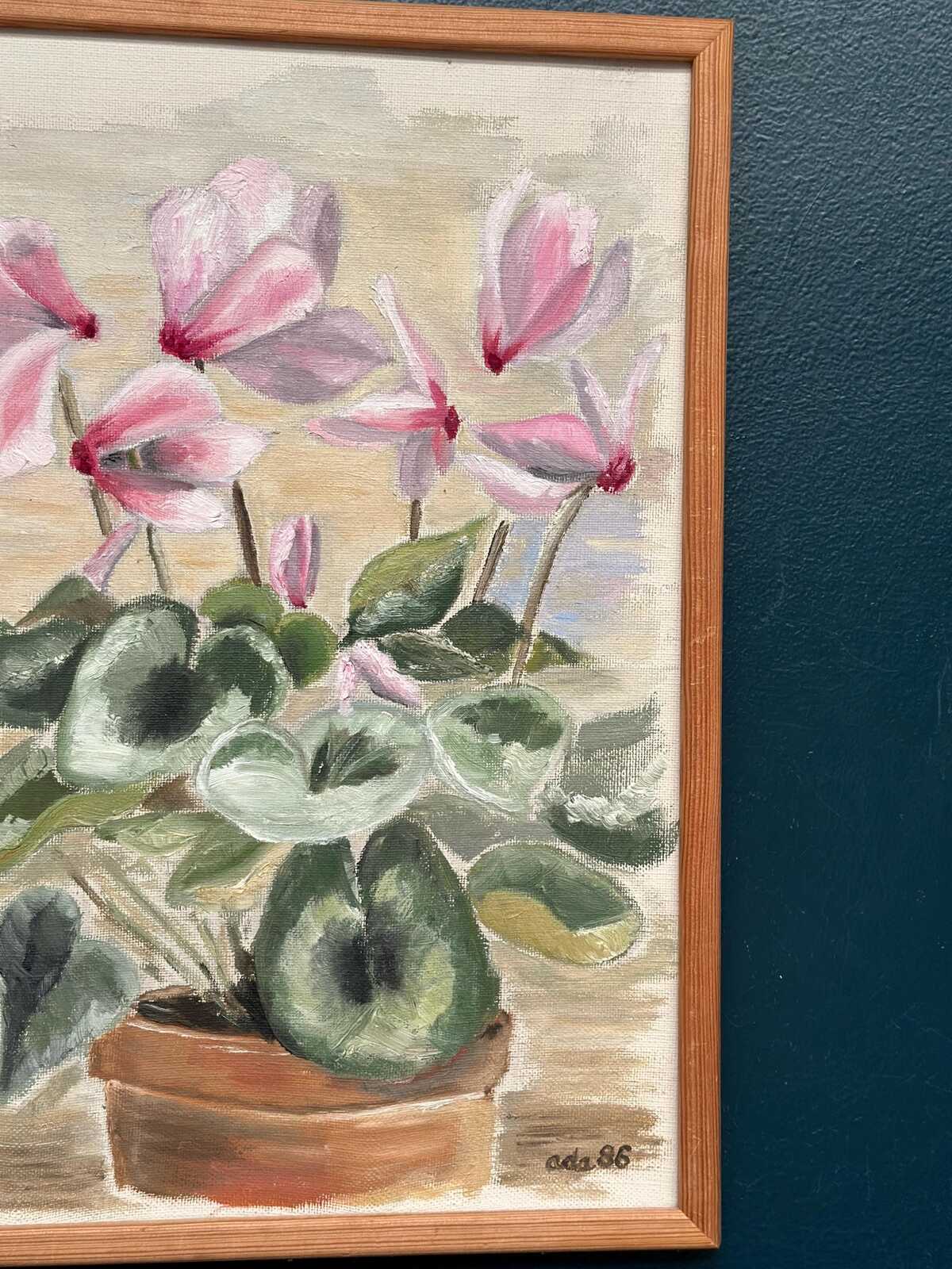 “Still Life with Pink Flowers ” by ADA