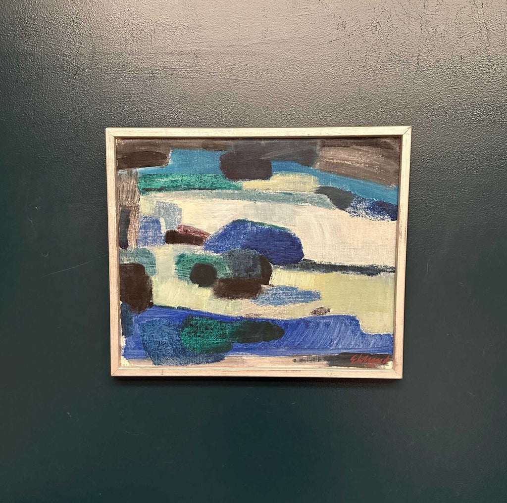“Blå kust” (Blue Coast) by Bengt Eklund (1916–1989)