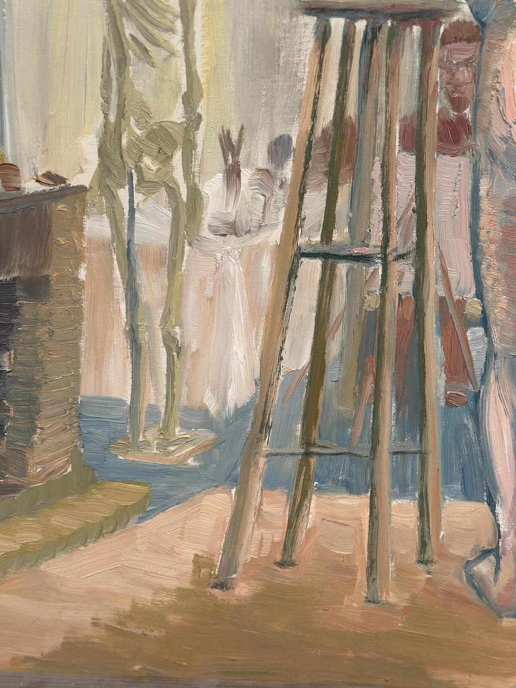 “Female Model in the Studio” by Olle C – Dated 1977