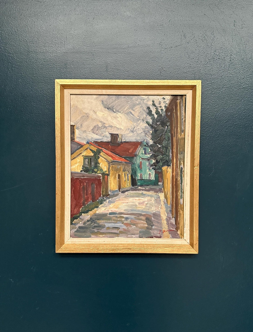 “Street with Houses” by Jan Hatvani