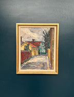 “Street with Houses” by Jan Hatvani