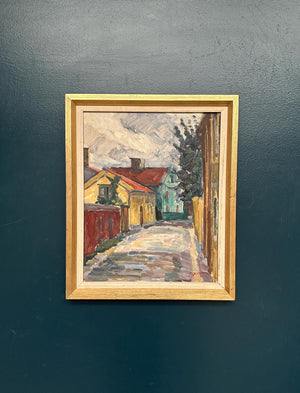 “Street with Houses” by Jan Hatvani