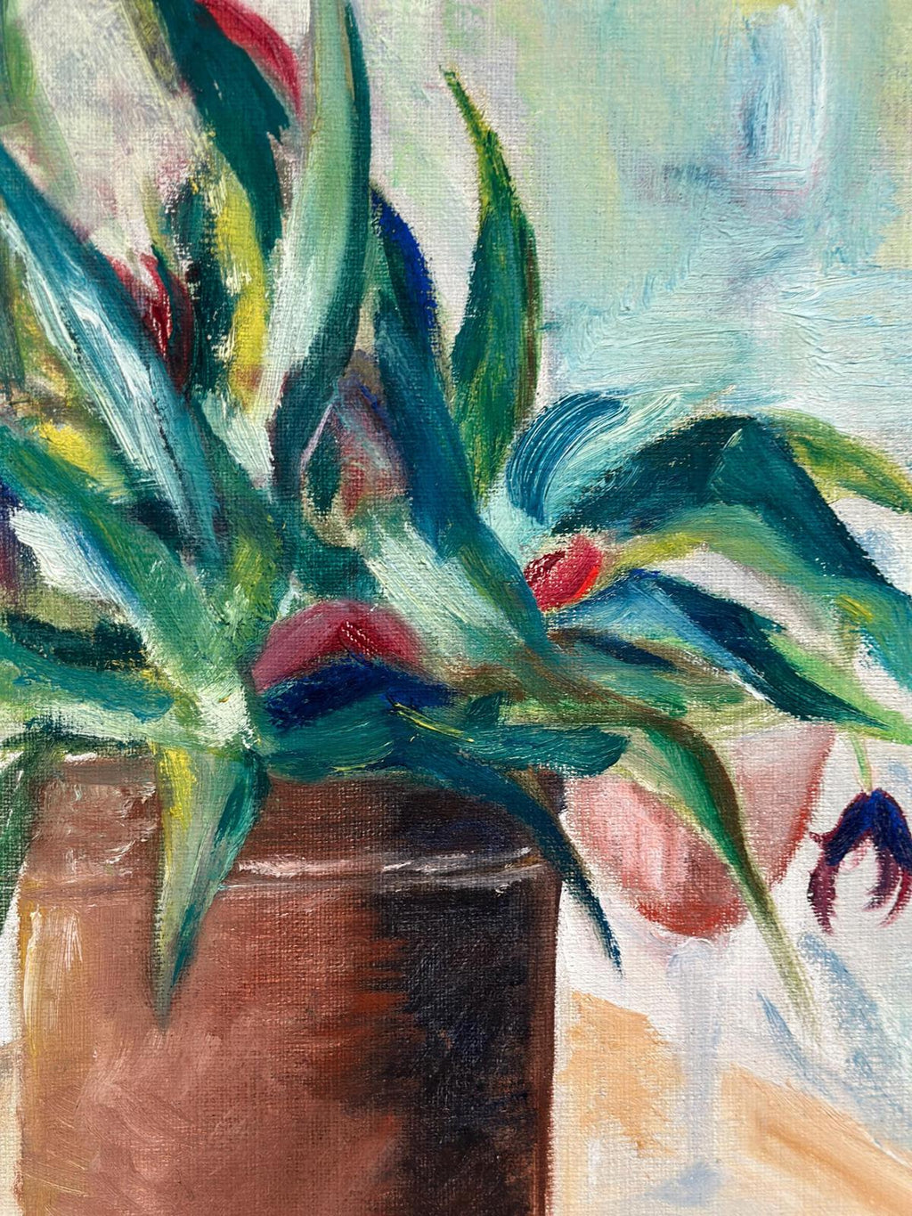 “Vase with Plant”