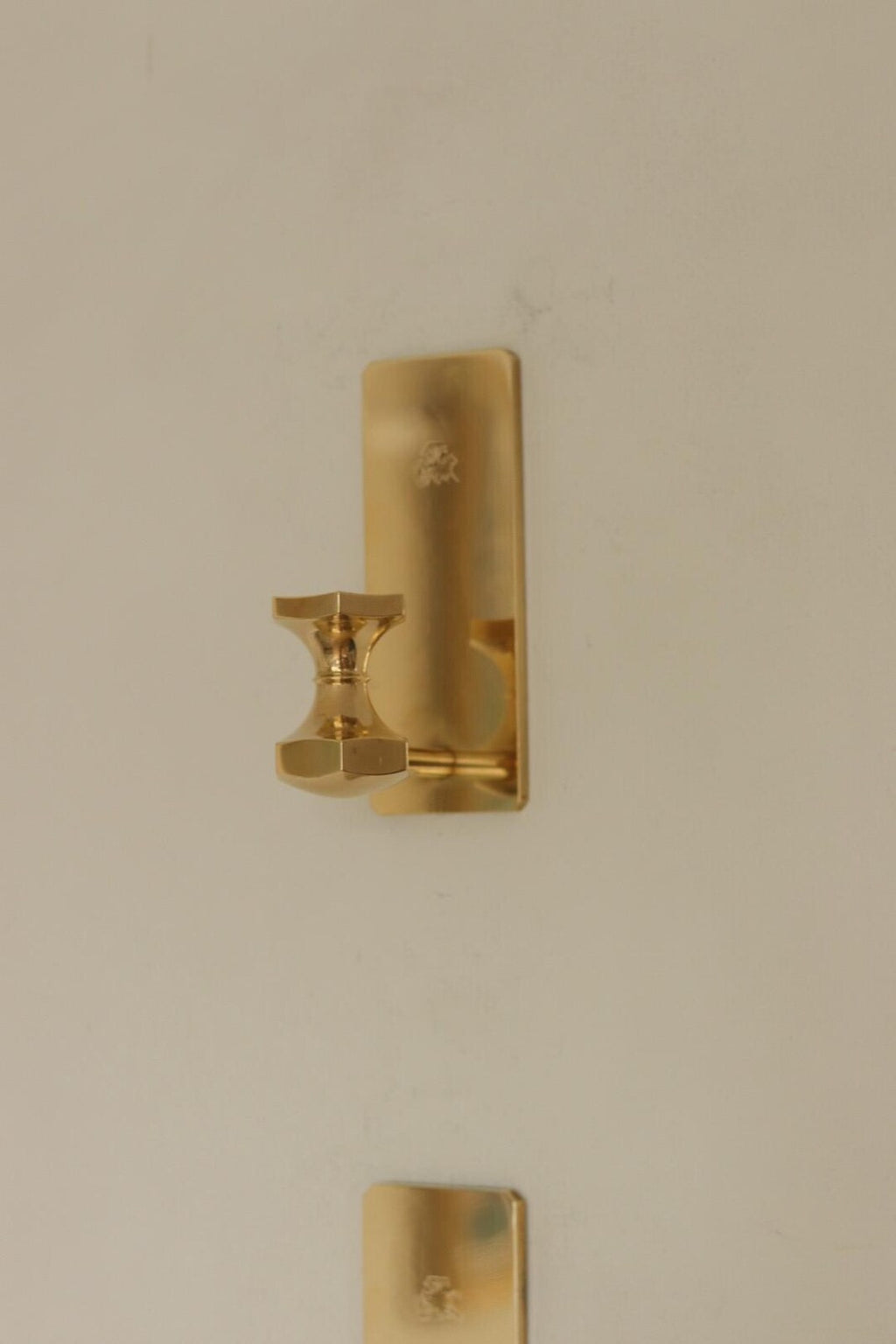 Pair Of Swedish Brass Sconces By GUSUM 1991
