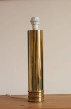 1960's Mid Century Swedish Large Brass Table Lamp by  Bergbom, Model B 010
