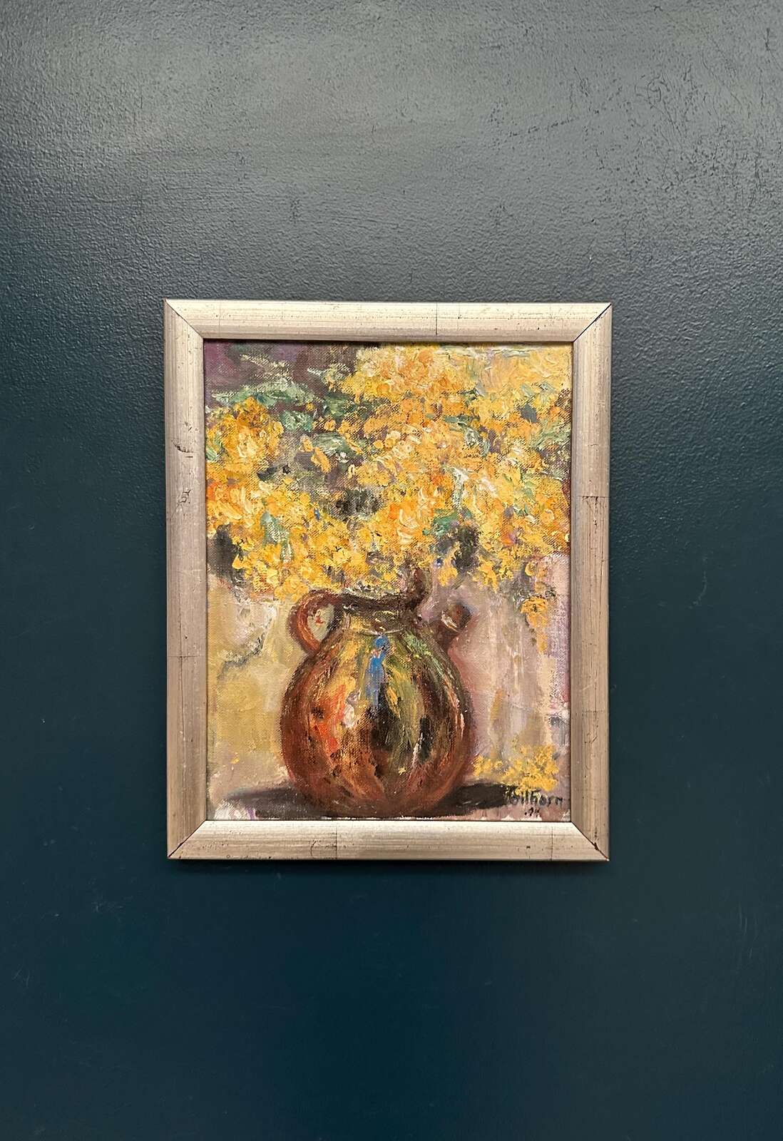 “Vessel with Mimosa” by Monica Gilhorn