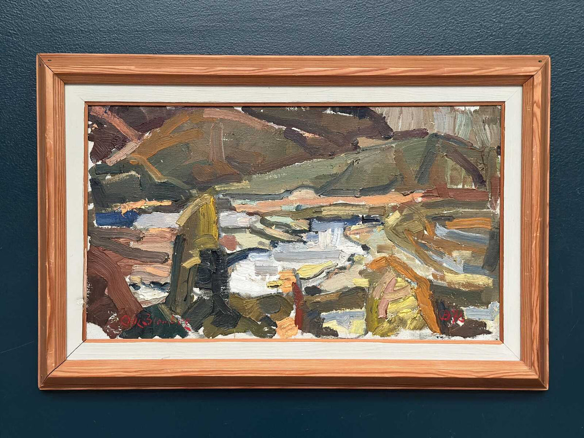 “Cubist Landscape” by O. Blomberg