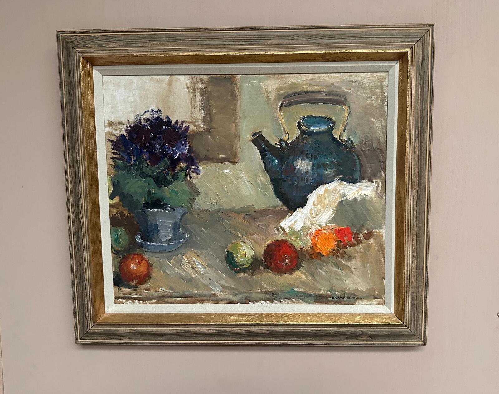 “Still Life with Kettle” by Karl Gustav Strandberg