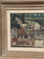 Landscape with Geometric Houses