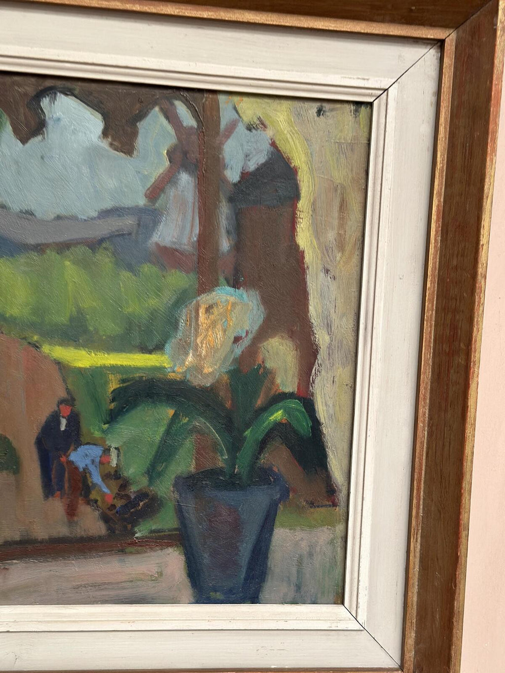 “Window View with Windmill” – Attributed to Sune Petterson