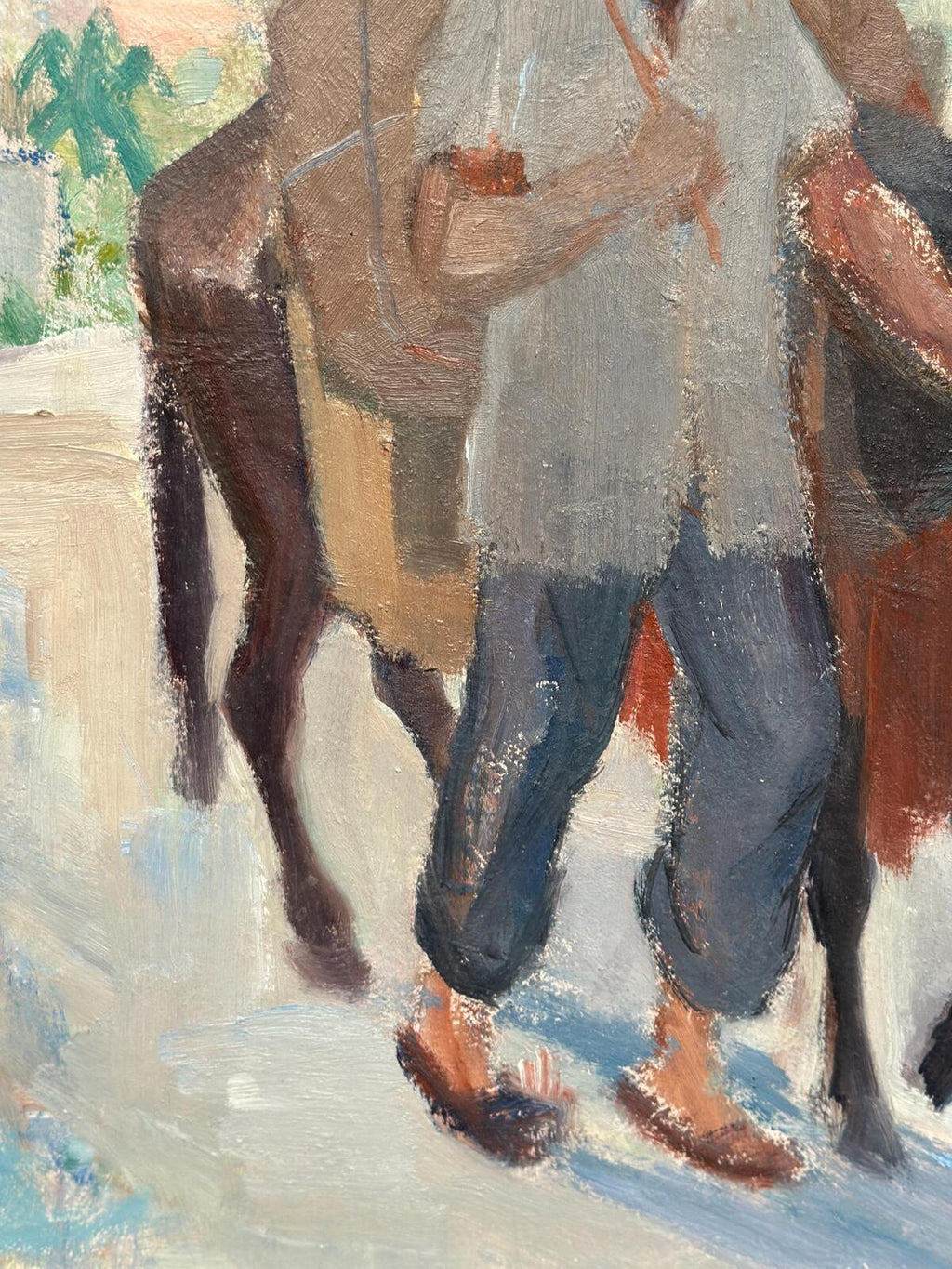 “Man with Horse” by Pelle Johanson