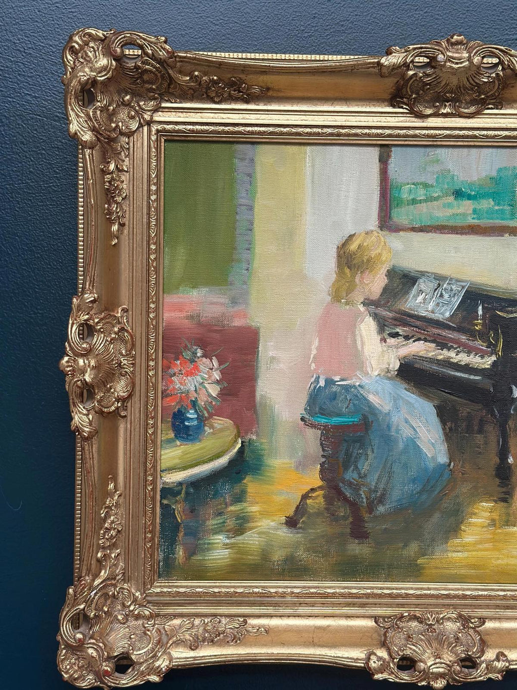 "Woman at Piano” by Nicolai Coster