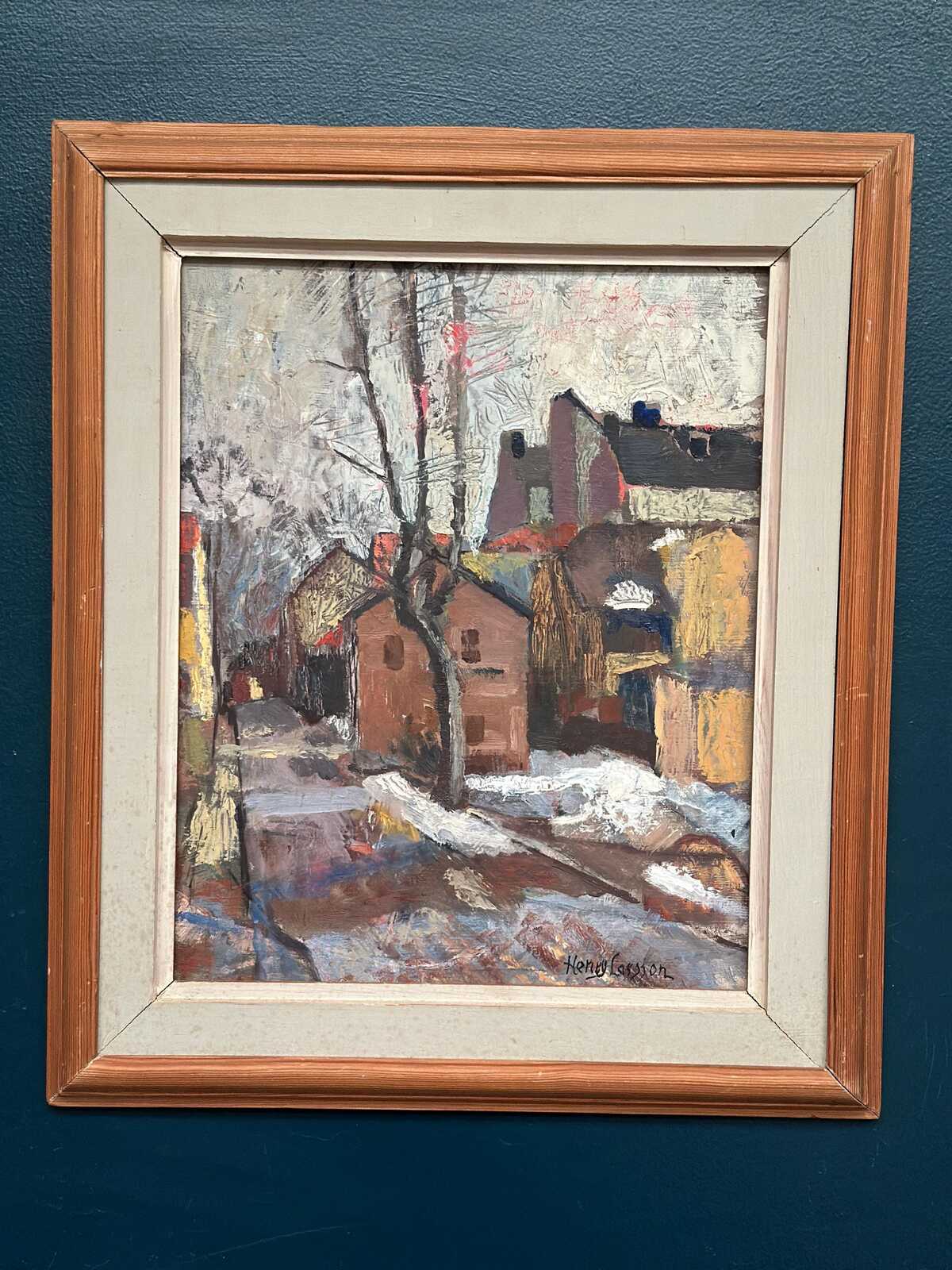 “Cityscape with Snow” by Henry Larsson