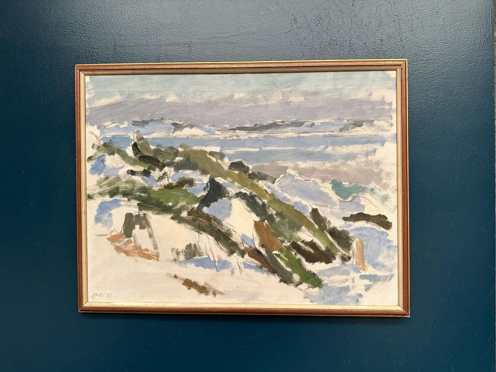 “Winter Landscape” by Frans Mikael Kempe
