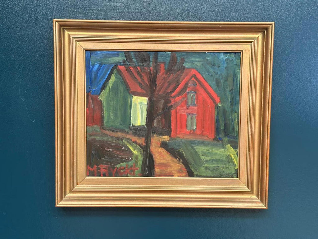 “Landscape with House” by Manfred Flyckt