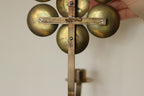 Pair of Mid-Century Sweden Brass Sconces By Kee Mora