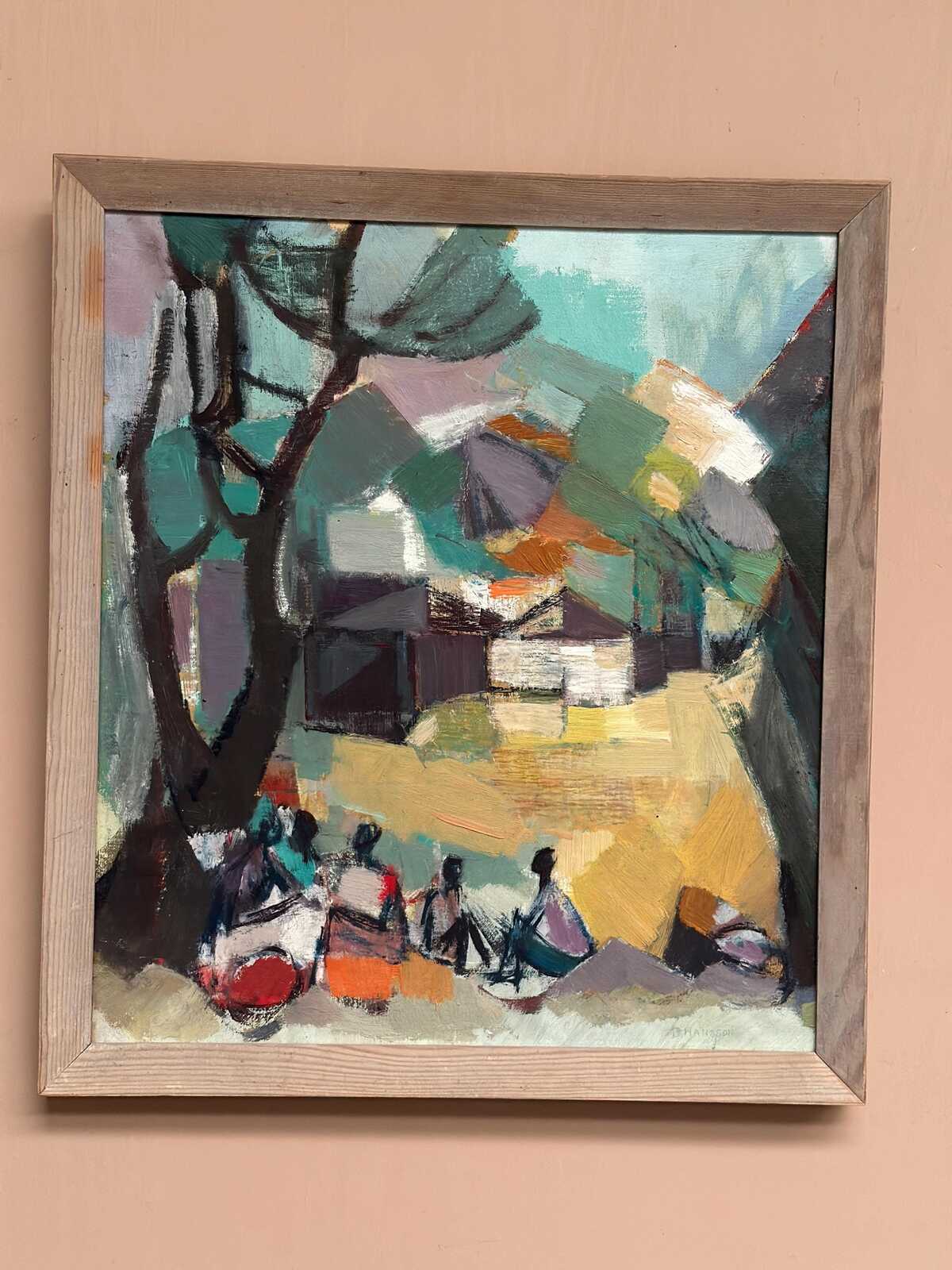 “Figures and Houses” by Brita Hansson
