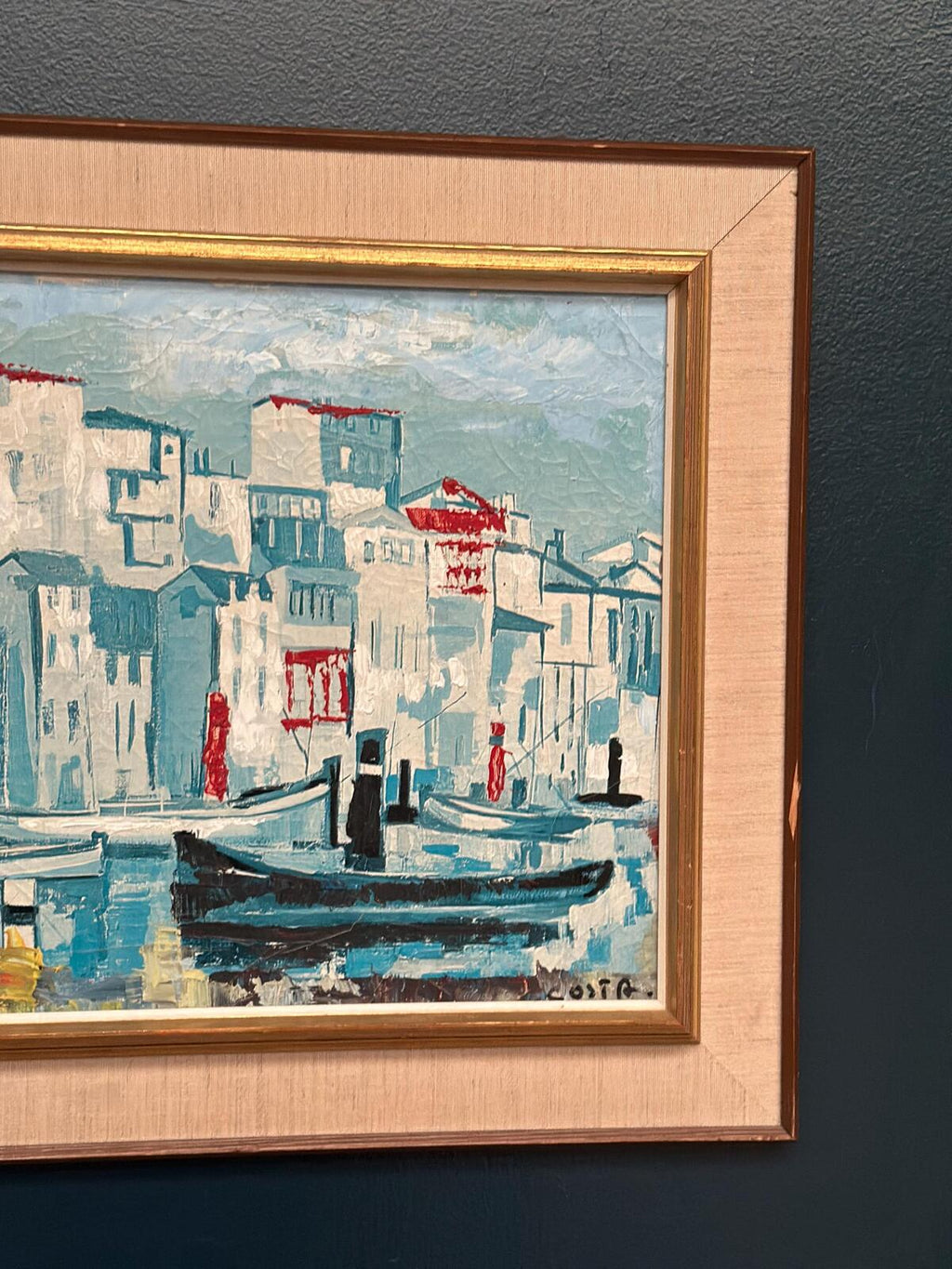 “Harbor Scene” by Costa