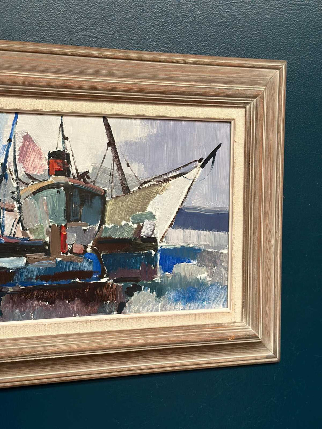 “Marine Scene” attributed to Gösta Stawåsen
