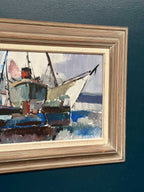 “Marine Scene” attributed to Gösta Stawåsen