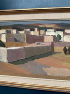“Southern Village Landscape” by Rolf Norrman (1921–1964)