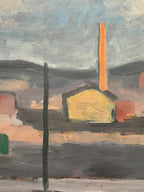 “Buildings and Chimney” by Åke Winnberg