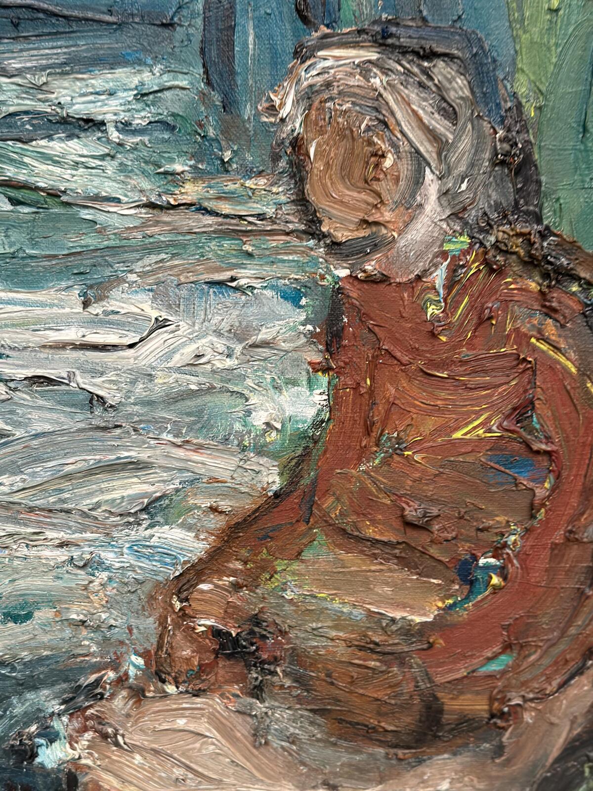 “Figure by the Harbor” by Einar Emland
