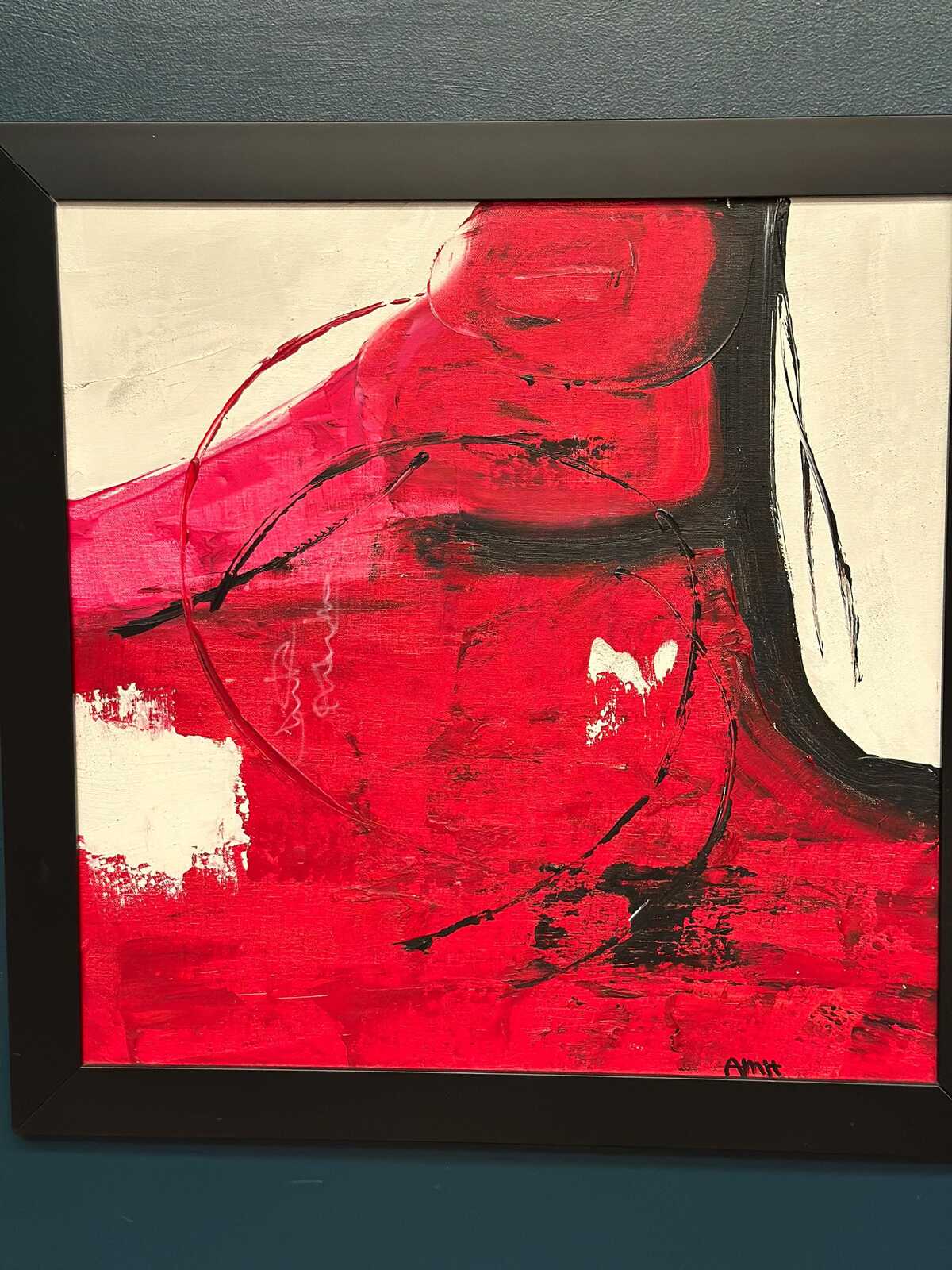 “Red Composition” by AMH