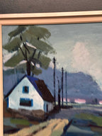 “Landscape with House” by Ingvar Walterström