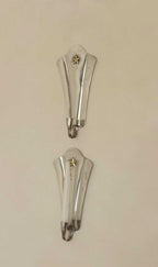 Pair Of Mid Century Swedish Pewter Sconces by GAB Sweden 1930s