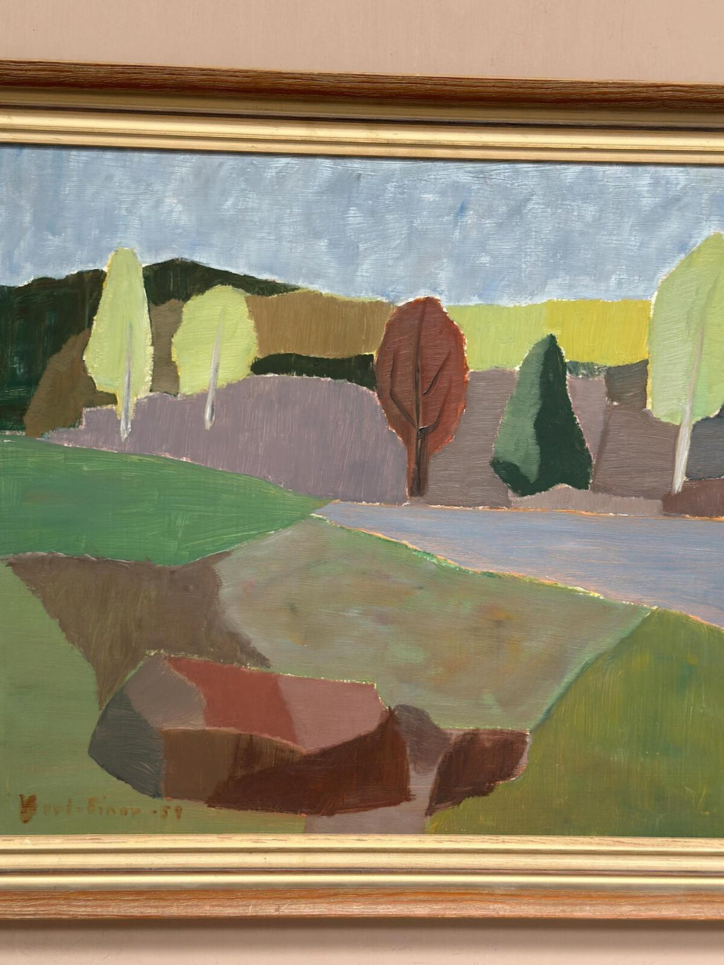 “Trees and Fields” by Carl‑Einar Andersson (1925–1975)