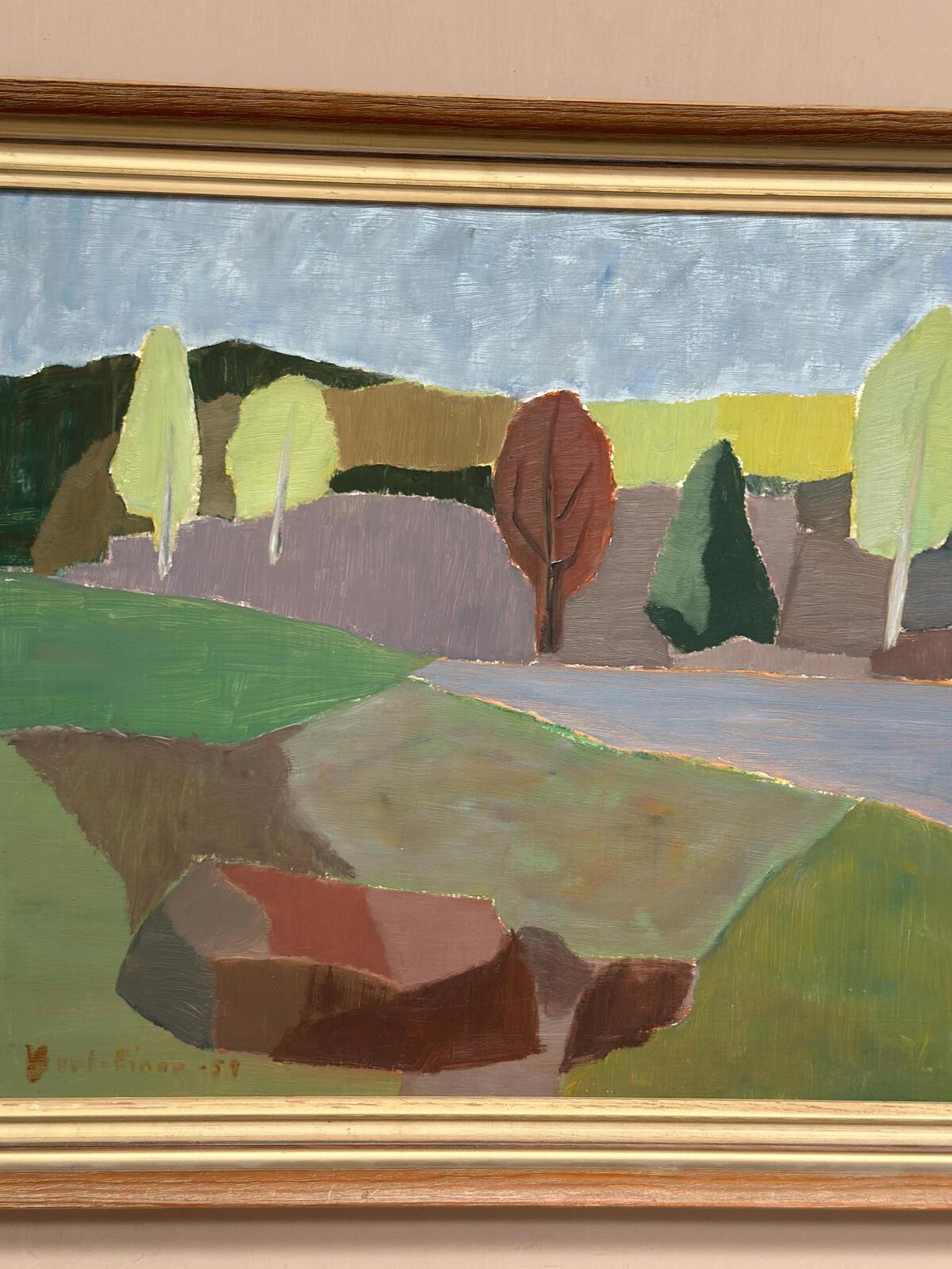 “Trees and Fields” by Carl‑Einar Andersson (1925–1975)