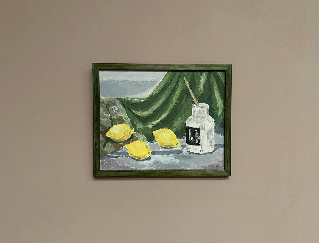 “Still Life with Lemons and Inkpot” by Gilber