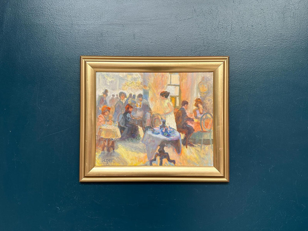 “Café Interior” by Don Hughes