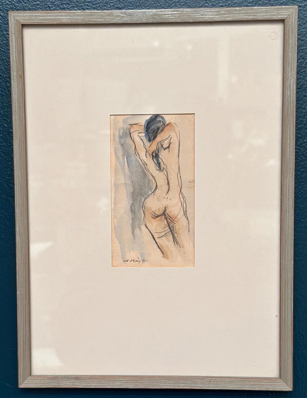 “Nude Study” by Helge W. Högbom