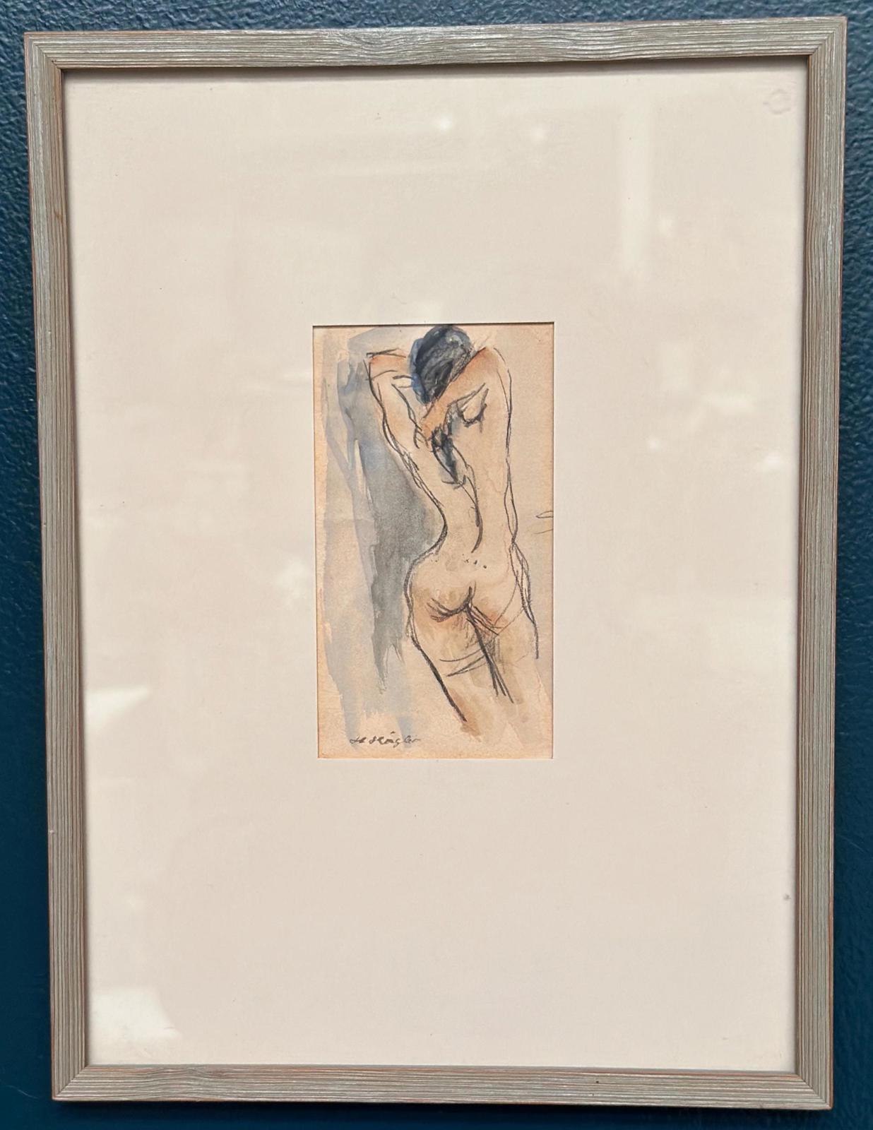 “Nude Study” by Helge W. Högbom