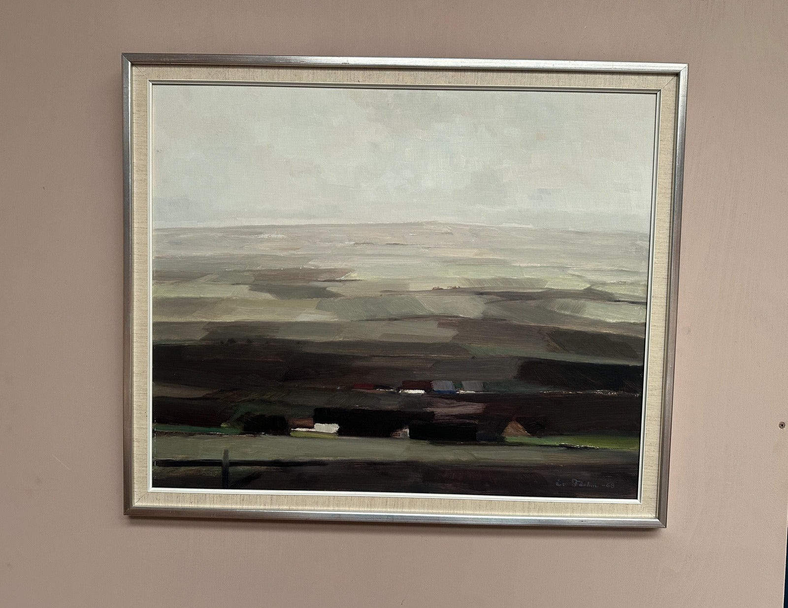 “House in a Flat Landscape” by Evert Färhm